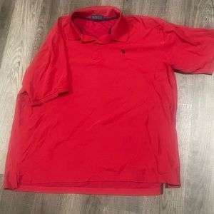 US Polo Assn Mens 3xl Red polo